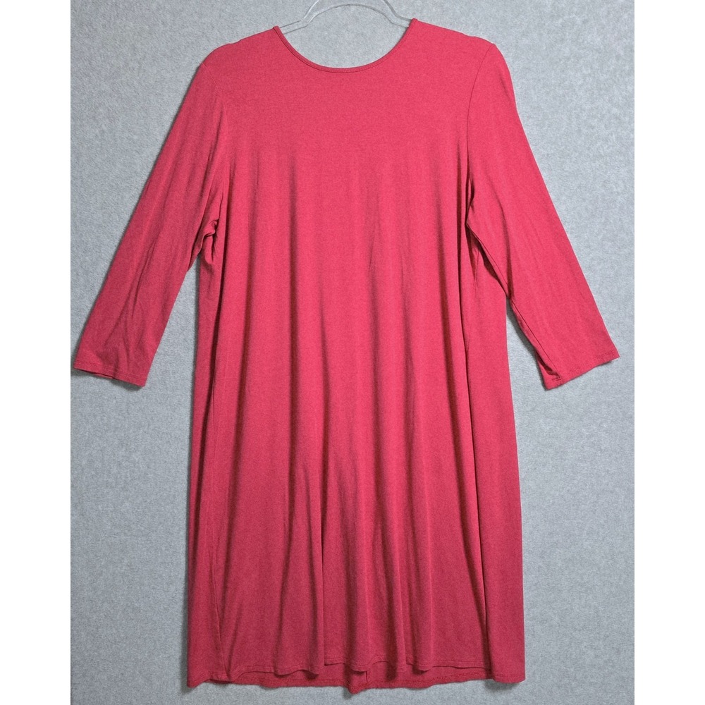 J Jill Wearever Collection Womens Size M Dress Stretch 3/4 Sleeve Minimalist